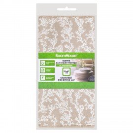 Коврик для сушки посуды из микрофибры, 31х47см, "КОРАЛЛЫ", 440г/м2, BOOMHOUSE (БумХаус), 701158