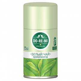 Сменный баллон для автоматических освежителей 250мл DO-RE-MI "Белый чай", сухое распыление, 32162, 5-02.03.020.24