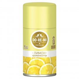 Сменный баллон для автоматических освежителей 250мл DO-RE-MI "Лимон", сухое распылени, 5-02.03.011.24