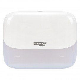 Диспенсер для полотенец SOLVO SPECIAL EDITION (Система H2), Z-сложения, белый, ABS-пластик, 701334