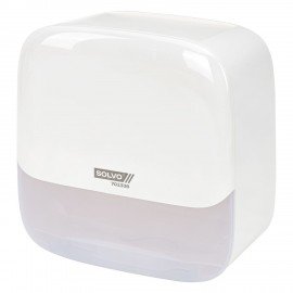 Диспенсер для полотенец SOLVO SPECIAL EDITION, (Система H3), V-сложения, белый, ABS-пластик, 701336