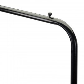 Вешалка для плечиков BOOMHOUSE GR-001 (в1500*ш1100*г400мм), металл, черная, 701434