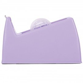 Диспенсер для клейкой ленты ЛАВАНДОВЫЙ (Лента в Подарок!), утяжеленный большой, BRAUBERG, 701460