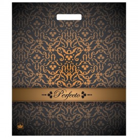 Пакет с вырубной ручкой ПВД, 42х48см, "Перфекто Бисмарк", 90мкм, ШК2369, н00244241