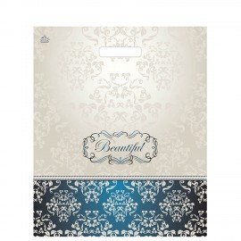 Пакет с вырубной ручкой ПВД глянцевый, 45х38см, "Прекрасный", 60мкм, ШК8221, н00229388