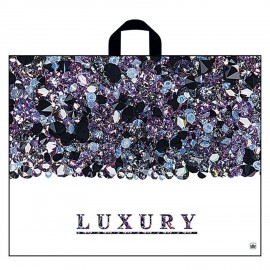 Пакет с петлевой ручкой ПВД, 55х70см, "Лакшери", 90мкм, ШК7741, н00067778