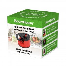Точилка для ножей (ножеточка) ручная, на присоске, BOOMHOUSE (БУМХАУС), 701625