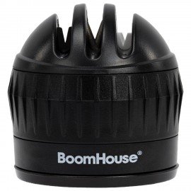 Точилка для ножей (ножеточка) ручная, трёхзонная (грубая, чистовая, шлифовка), на присоске, BOOMHOUSE, 701626