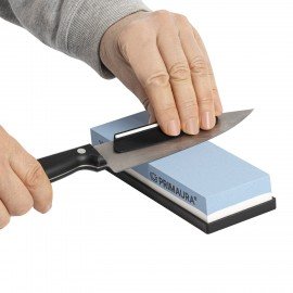 Точильный камень водный, 1000/3000 грит, с фиксатором угла заточки, PRIMAURA, 701627