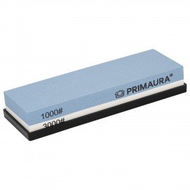 Точильный камень водный, 1000/3000 грит, с фиксатором угла заточки, PRIMAURA, 701627