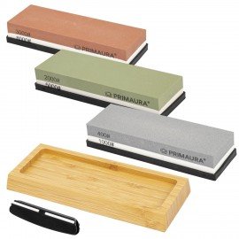Точильный камень водный, КОМПЛЕКТ 3 шт., НАБОР 8 пр., 400/1000/2000/3000/5000/8000, PRIMAURA, 701629