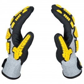 Перчатки защитные противоударные от порезов SCAFFA Ударник, стальное волокно, р. 9, L, 00-00012464