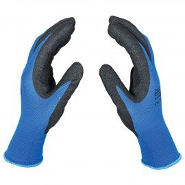 Перчатки нейлоновые SCAFFA Механик, нитриловое покрытие песочной структуры (облив), р, 00-00012439