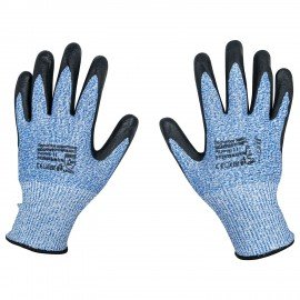Перчатки нейлоновые SCAFFA Рубеж Нит С, HPPE защита от порезов, нитриловое покрытие,, 00-00011909