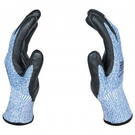 Перчатки нейлоновые SCAFFA Рубеж Нит С, HPPE защита от порезов, нитриловое покрытие,, 00-00011902
