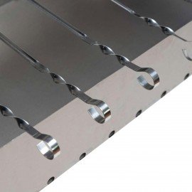 Мангал сборный размер 500х300х500 мм, + 6 шампуров, в коробке, хххххх, 701728