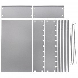 Мангал сборный размер 500х300х500 мм, + 6 шампуров, в коробке, хххххх, 701728