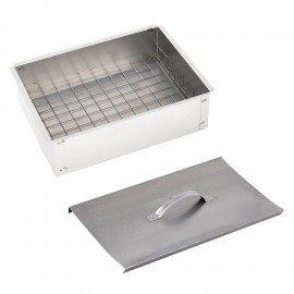 Коптильня одноярусная металлическая, размер 350х260х100 мм, в гофрокоробе, 701729
