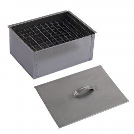 Коптильня двухъярусная металлическая, размер 350х260х160 мм, в гофрокоробе, 701730