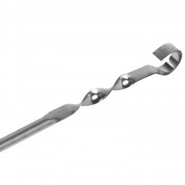 Шампур угловой, размер 550х10х1 мм, нержавеющая сталь, хххххх, 701734