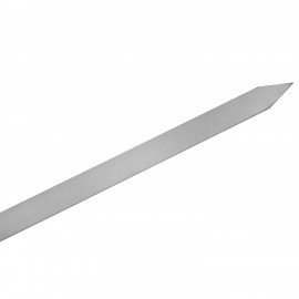 Шампур плоский, размер 550х10х1,5 мм, нержавеющая сталь, хххххх, 701736