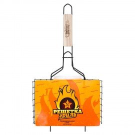 Решетка-гриль универсальная, размер 290х190мм, глубина 18мм, оксид. покрытие, 701739