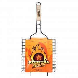 Решетка-гриль универсальная, размер 280х280мм, глубина 18мм, оксид. покрытие, 701740