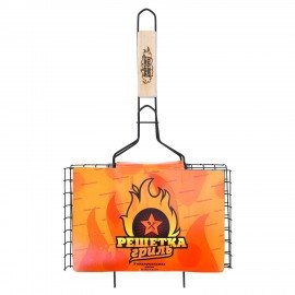 Решетка-гриль универсальная, размер 310х210мм, глубина 18мм, оксид. покрытие, 701741