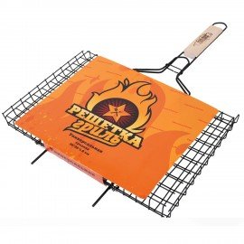 Решетка-гриль универсальная, размер 360х260мм, глубина 18мм, оксид. покрытие, 701742