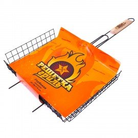 Решетка-гриль ГЛУБОКАЯ универсальная, размер 360х285мм, глубина 60мм, оксид. покрытие, 701745