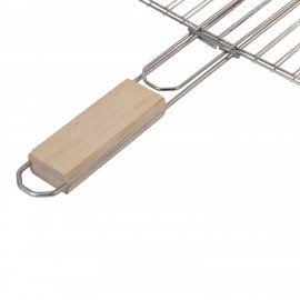 Решетка-гриль универсальная, раз 300х220мм, глубина 10мм, никелированное покрытие, РГМ3НЭ