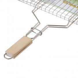 Решетка-гриль универсальная, размер 350х260 мм, глубина 16 мм, никелированное покрытие, РГУ2НЭ