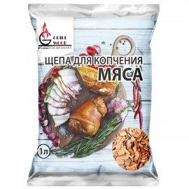 Щепа "Грильвуд" для копчения МЯСА 1л, 701757