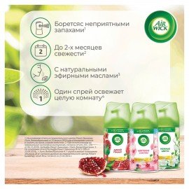 Сменный баллон 250мл AIRWICK Freshmatic "Тропические фантазии и спелый манго", ш/к 96, 3318878