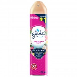 Освежитель воздуха аэрозольный 300мл GLADE "Кокосовый Бали", 864981