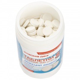 Средство дезинфицирующее с моющим эффектом Таблетки хлорные 300 штук, 1 кг, ЛАЙМАДЕЗ