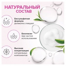 Шампунь 750 мл SYNERGETIC "Против перхоти", для чувствительной кожи головы, бессульфатный, 701757