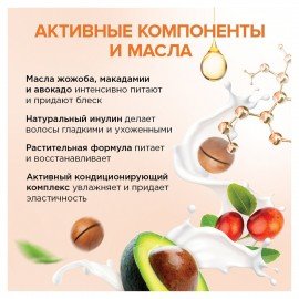 Бальзам для волос 400 мл SYNERGETIC "Максимальное питание и восстановление", натуральный, 702401