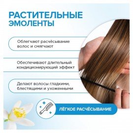 Бальзам для волос 400 мл SYNERGETIC "Объём и укрепление волос", натуральный, 702402