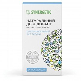 Дезодорант 50 мл SYNERGETIC "Без запаха", роликовый, натуральный, 300015