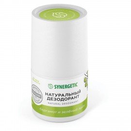 Дезодорант 50 мл SYNERGETIC "Бергамот - зеленый лайм", роликовый, натуральный, 300016