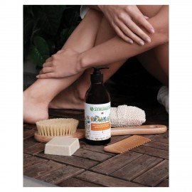 Мыло жидкое 380 мл SYNERGETIC "Карамельное яблоко и ваниль", биоразлагаемое, дозатор, 105004