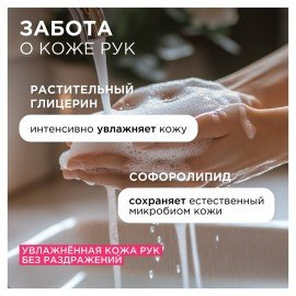 Мыло жидкое 500 мл SYNERGETIC "Аромамагия", гипоаллергенное, биоразлагаемое, дозатор, 105057/14