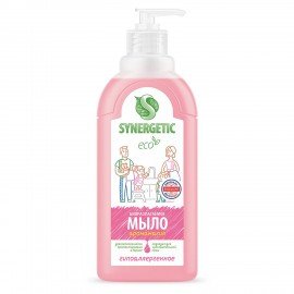 Мыло жидкое 500 мл SYNERGETIC "Аромамагия", гипоаллергенное, биоразлагаемое, дозатор, 105057/14
