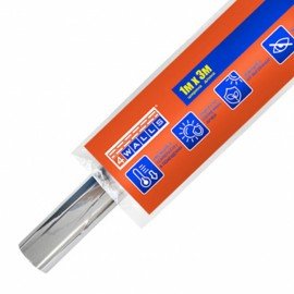 Пленка-штора для окон зеркальная самоклеящаяся солнцезащитная 100х300 см, 4WALLS, 224, 22 439