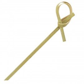 Шпажки-пики для канапе бамбуковые форма "Узелок" 6 см, 100 шт, BOOMHOUSE, 701973