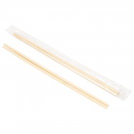Палочки для суши бамбуковые 23см, 100 ПАР, в индивидуальной упаковке, BOOMHOUSE, 701978