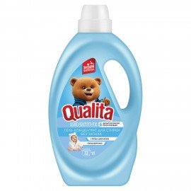 Гель для стирки детского белья 1л QUALITA гипоаллергенный, концентрат, 14143