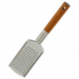 Терка ручная с деревянной ручкой, мелкая нарезка, нержавеющая сталь, PRIMAURA, 702090