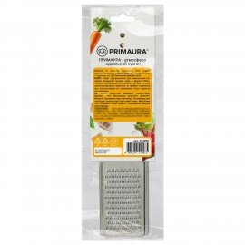 Терка ручная с деревянной ручкой, мелкая нарезка, нержавеющая сталь, PRIMAURA, 702090